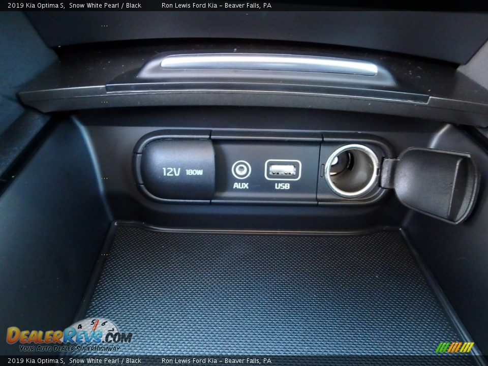 2019 Kia Optima S Snow White Pearl / Black Photo #19
