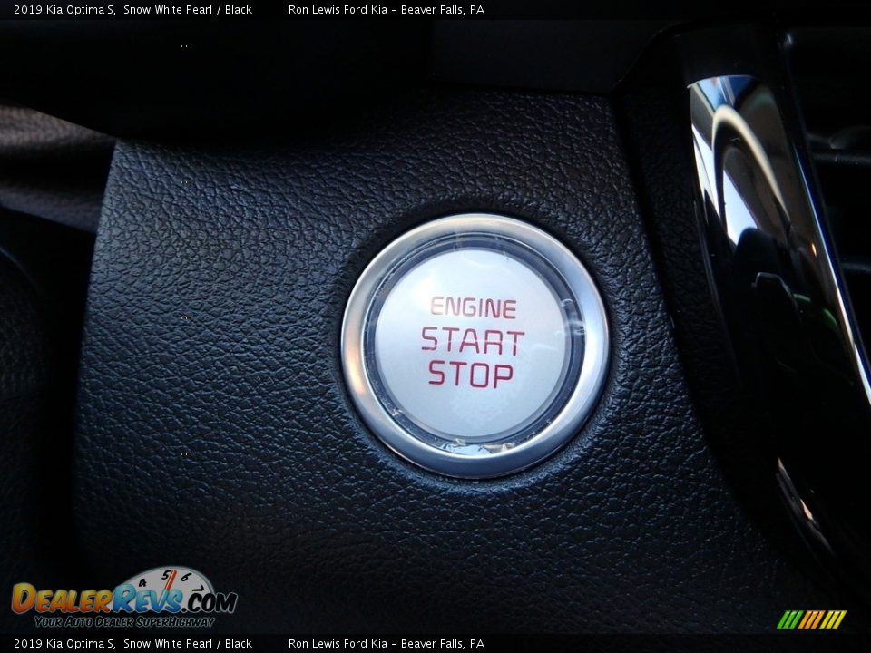 2019 Kia Optima S Snow White Pearl / Black Photo #20