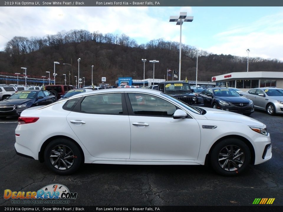 2019 Kia Optima LX Snow White Pearl / Black Photo #1