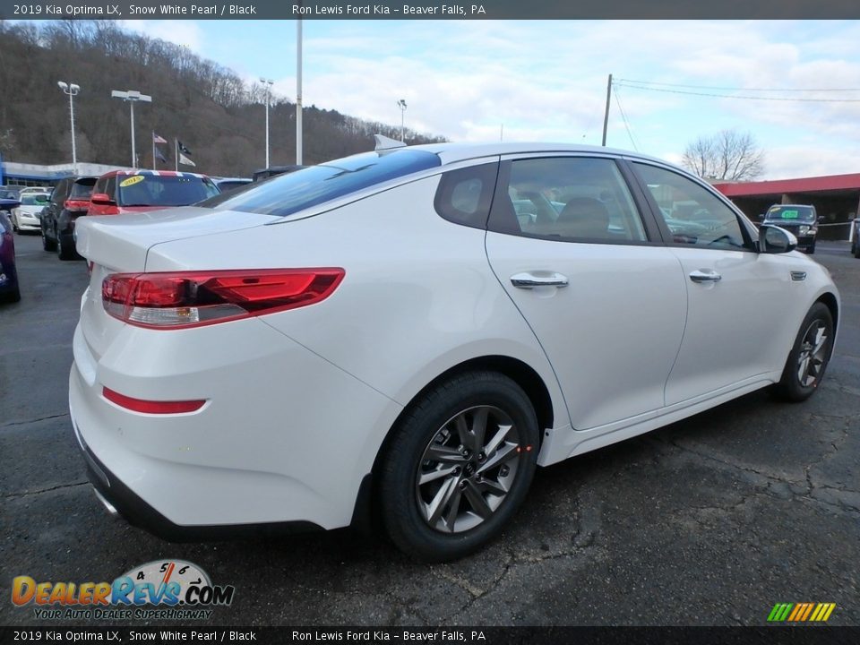 2019 Kia Optima LX Snow White Pearl / Black Photo #2
