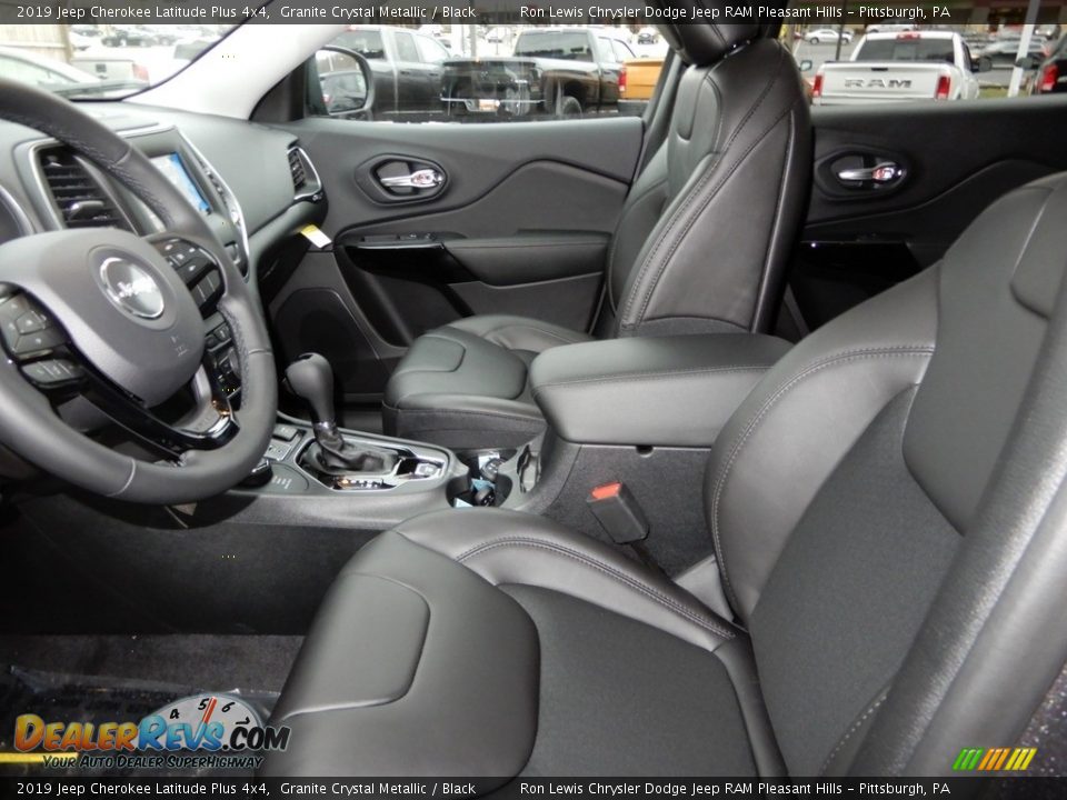 2019 Jeep Cherokee Latitude Plus 4x4 Granite Crystal Metallic / Black Photo #11