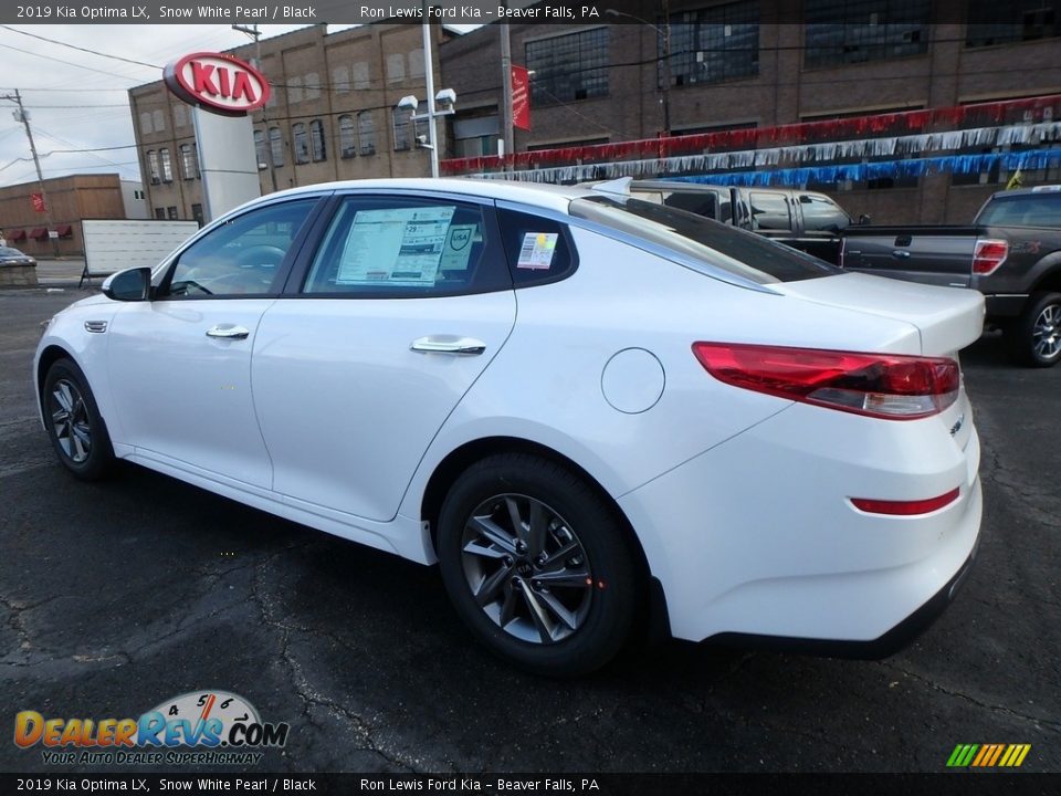 2019 Kia Optima LX Snow White Pearl / Black Photo #4
