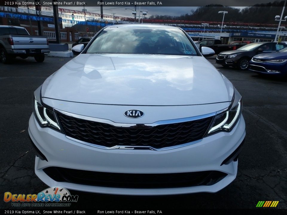 2019 Kia Optima LX Snow White Pearl / Black Photo #7