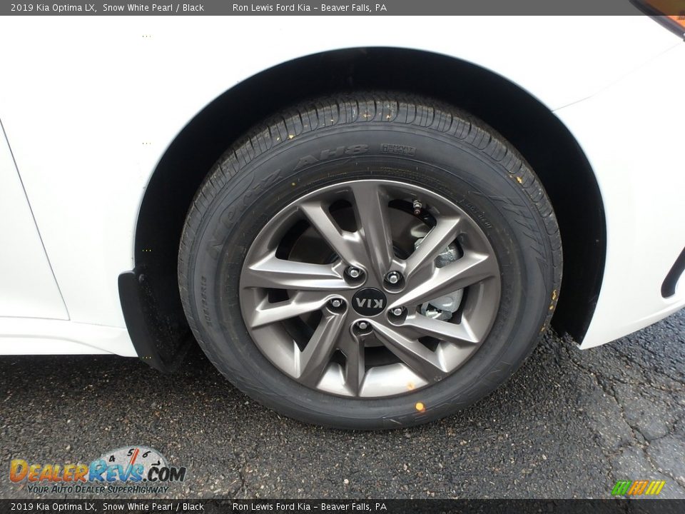 2019 Kia Optima LX Snow White Pearl / Black Photo #9