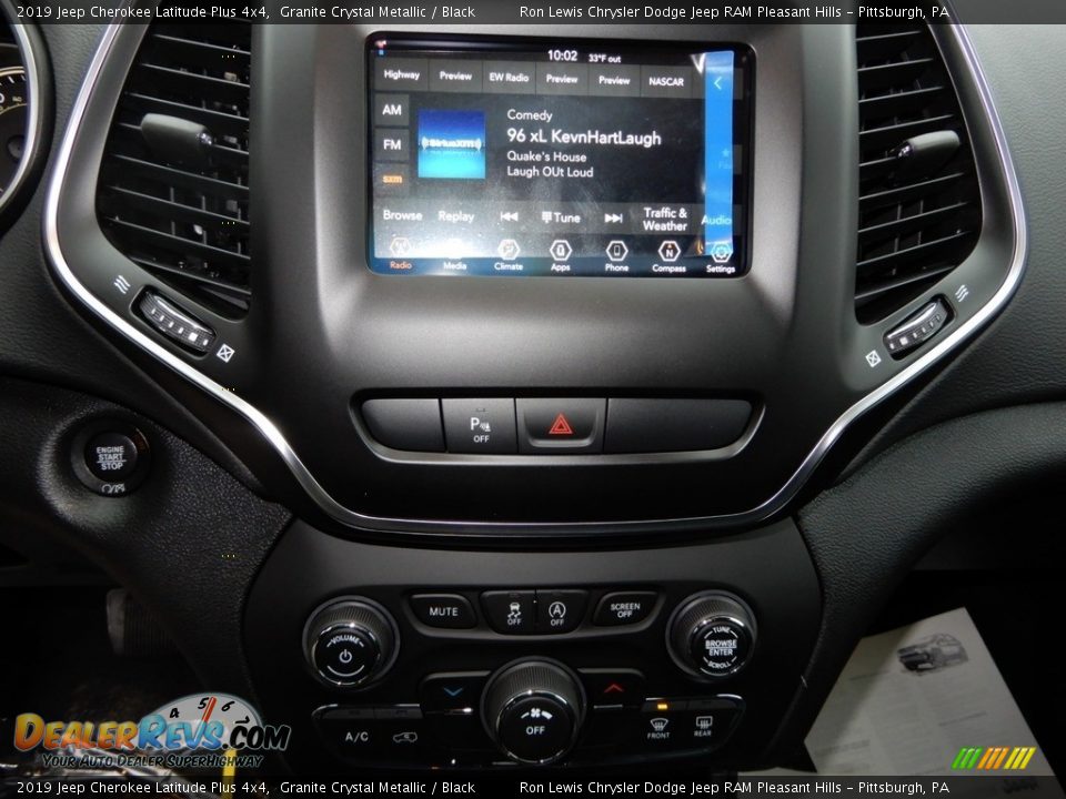 2019 Jeep Cherokee Latitude Plus 4x4 Granite Crystal Metallic / Black Photo #20