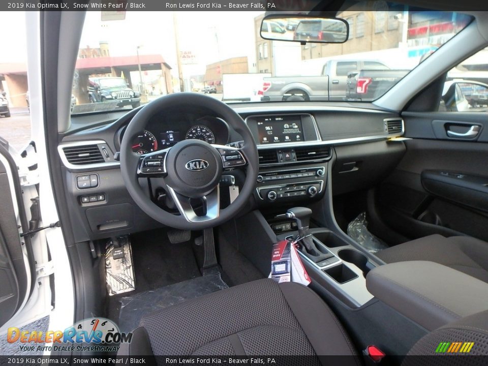 2019 Kia Optima LX Snow White Pearl / Black Photo #12