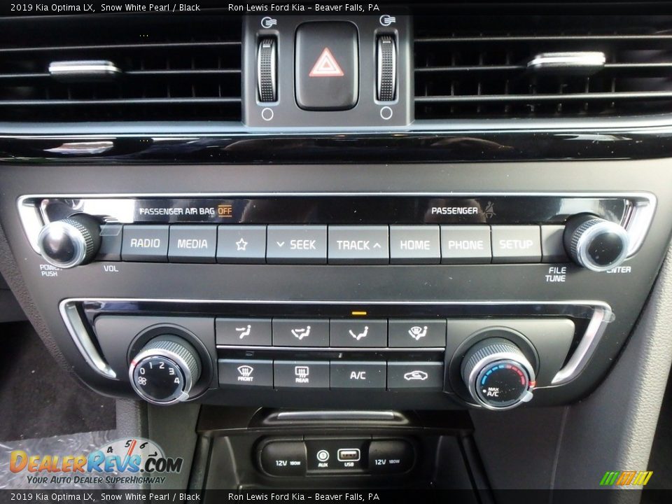 2019 Kia Optima LX Snow White Pearl / Black Photo #19