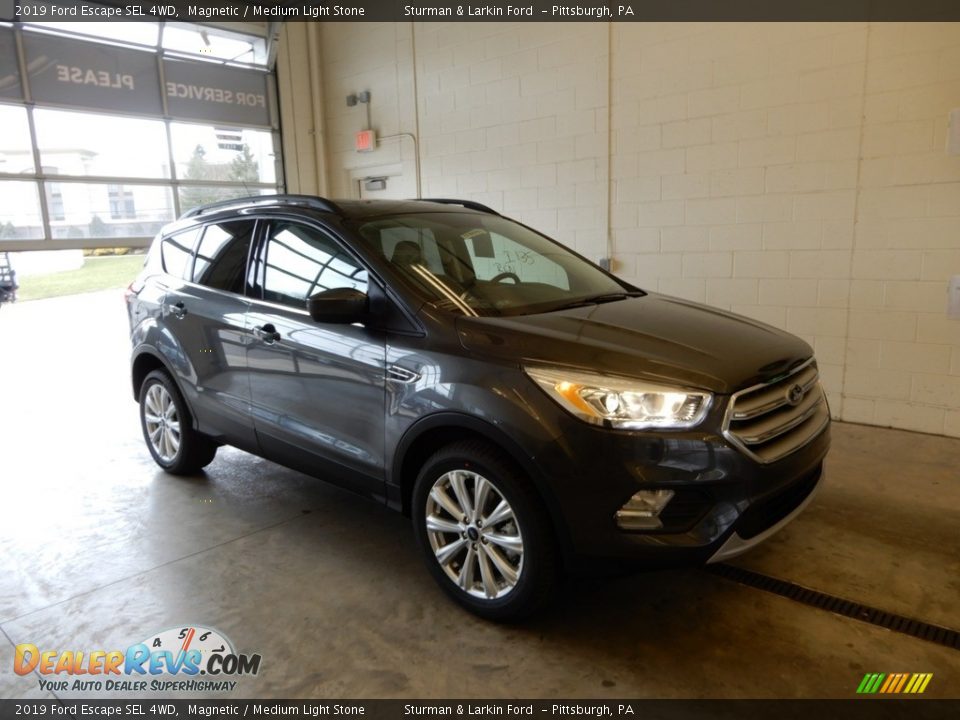 2019 Ford Escape SEL 4WD Magnetic / Medium Light Stone Photo #1