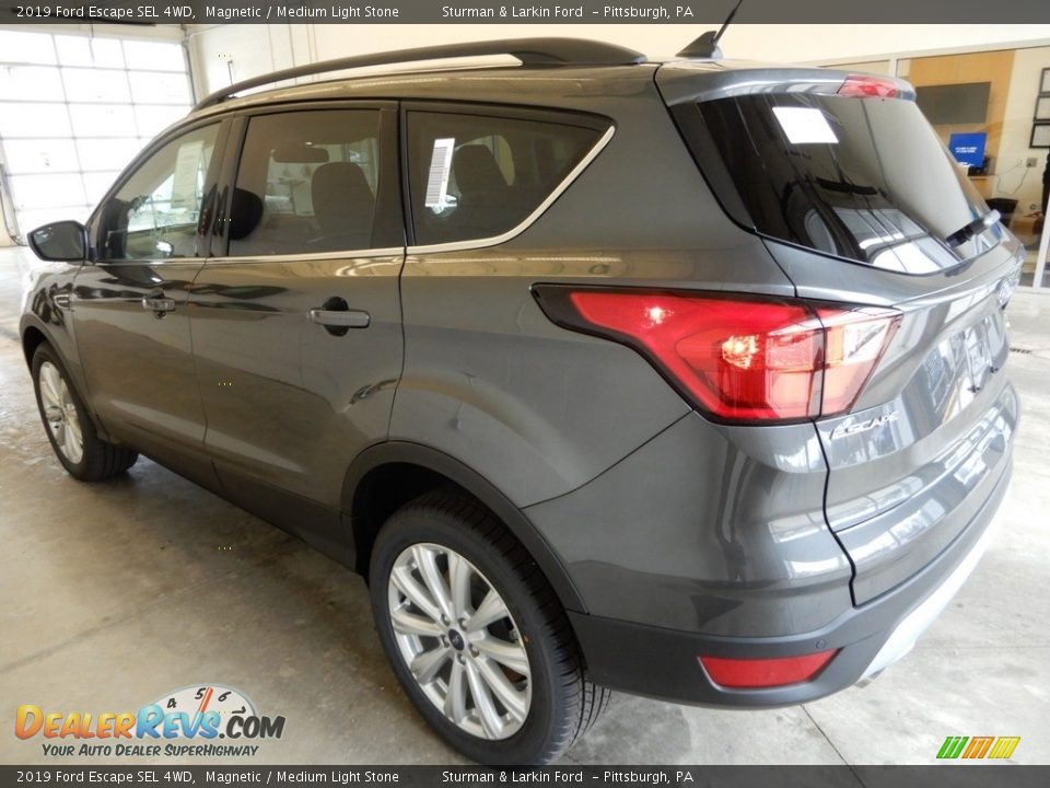2019 Ford Escape SEL 4WD Magnetic / Medium Light Stone Photo #4