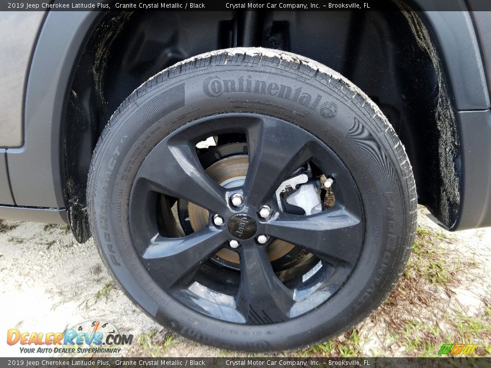 2019 Jeep Cherokee Latitude Plus Granite Crystal Metallic / Black Photo #20