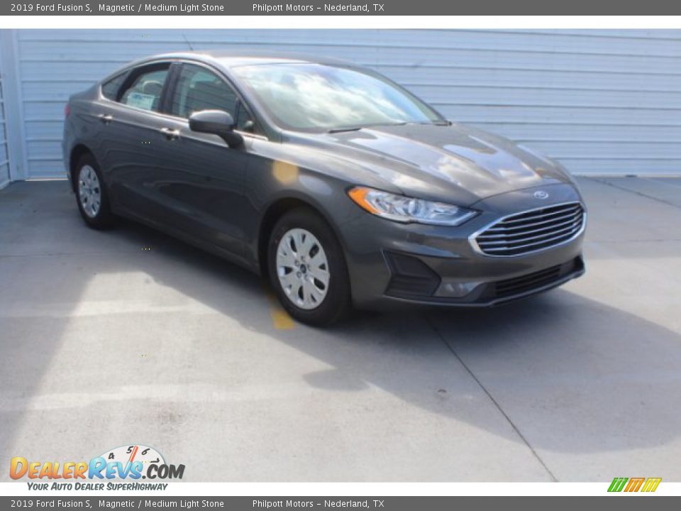 2019 Ford Fusion S Magnetic / Medium Light Stone Photo #1