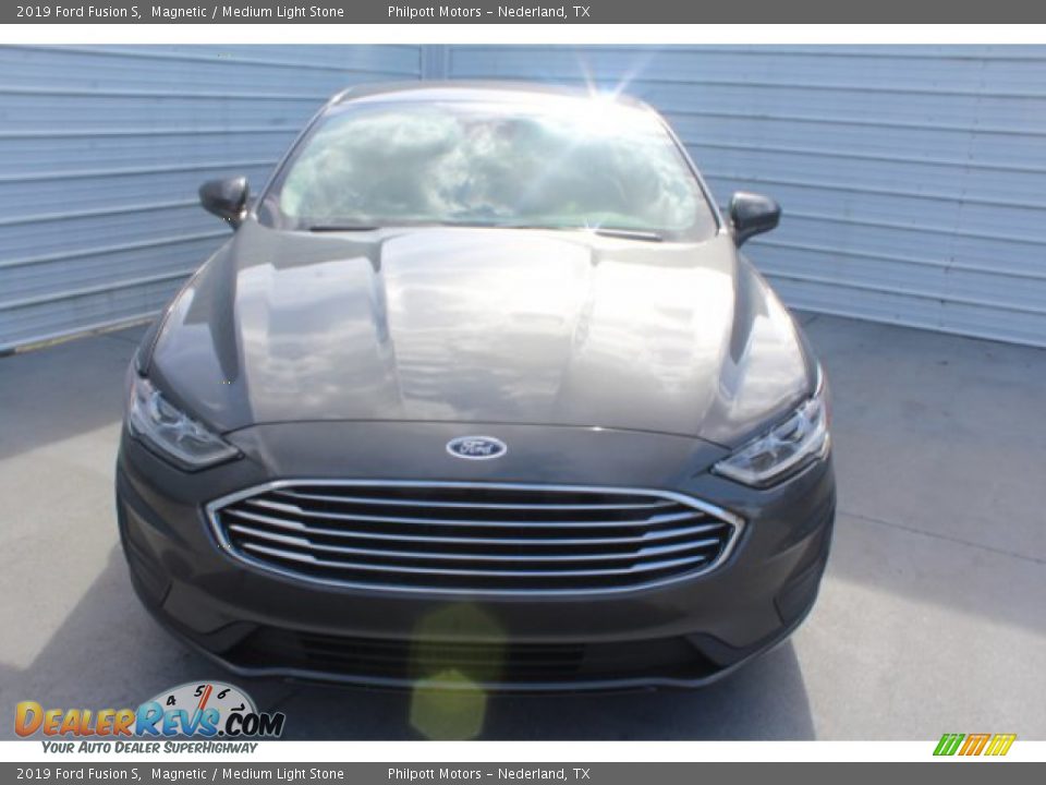 2019 Ford Fusion S Magnetic / Medium Light Stone Photo #5