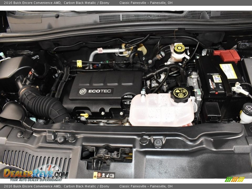 2016 Buick Encore Convenience AWD Carbon Black Metallic / Ebony Photo #6