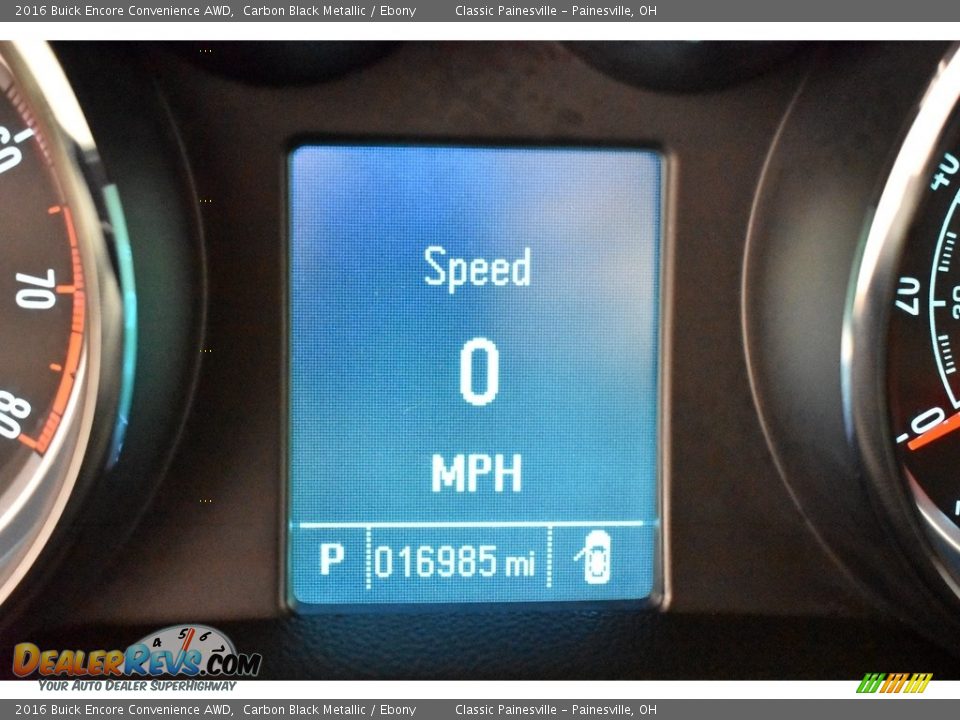 2016 Buick Encore Convenience AWD Carbon Black Metallic / Ebony Photo #15