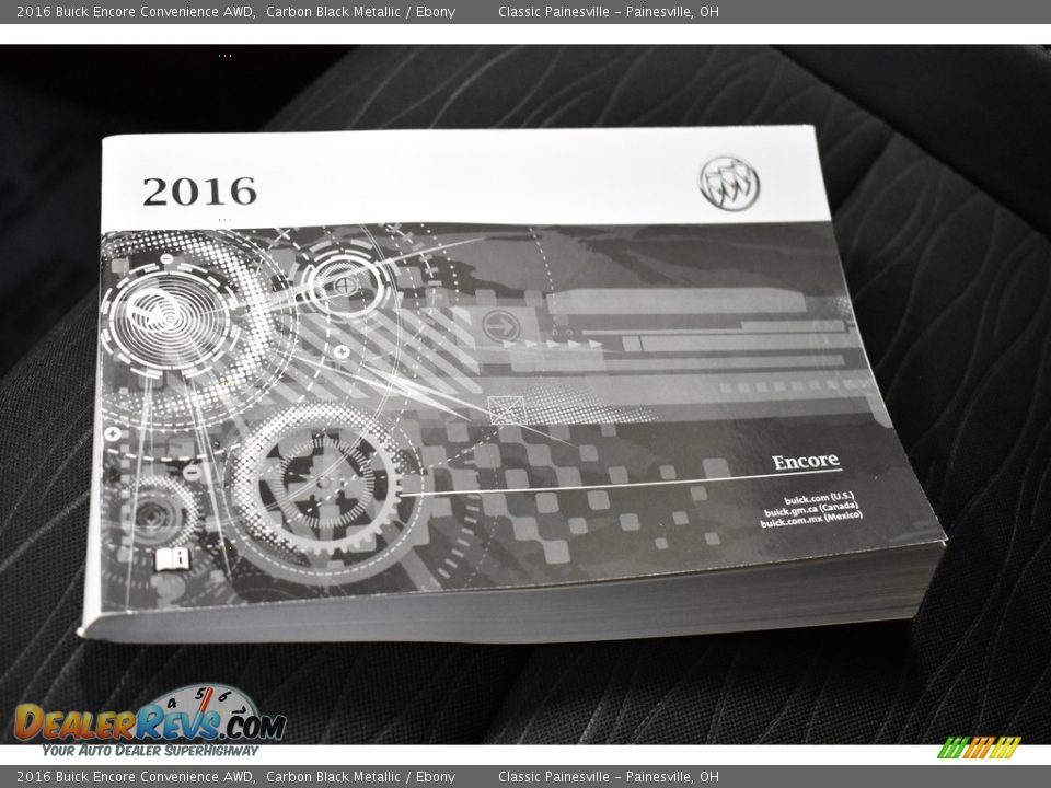 2016 Buick Encore Convenience AWD Carbon Black Metallic / Ebony Photo #16