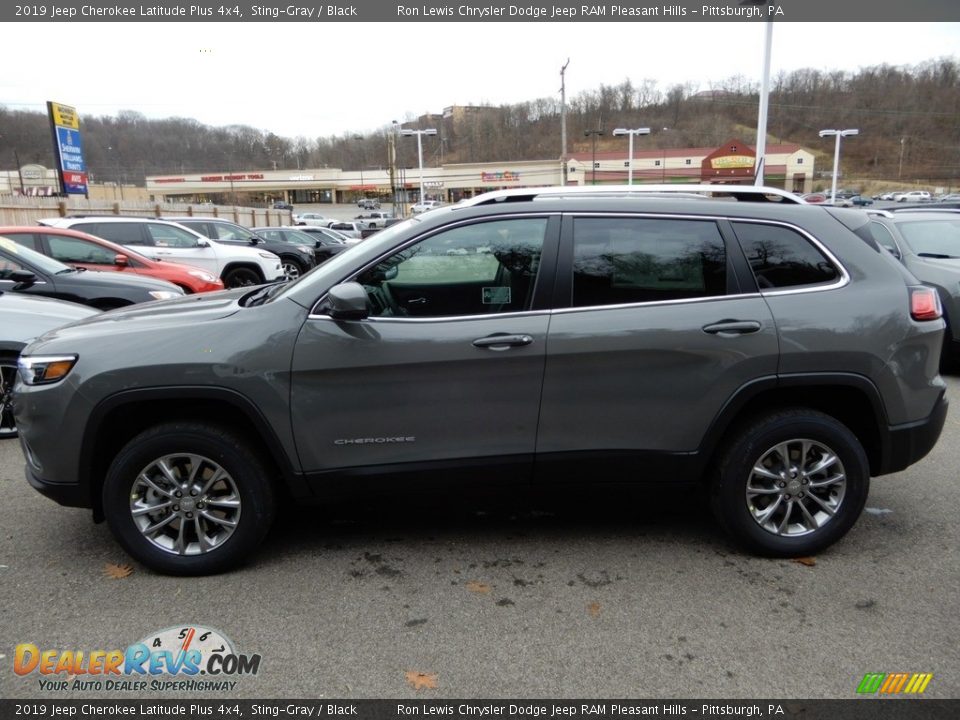 2019 Jeep Cherokee Latitude Plus 4x4 Sting-Gray / Black Photo #2