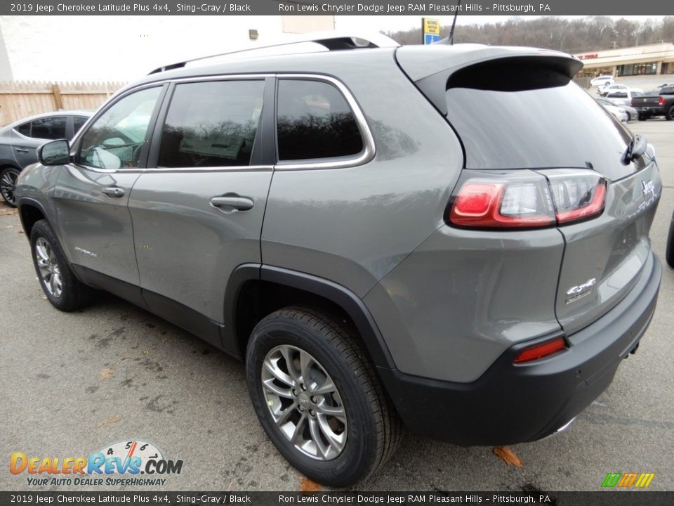 2019 Jeep Cherokee Latitude Plus 4x4 Sting-Gray / Black Photo #3