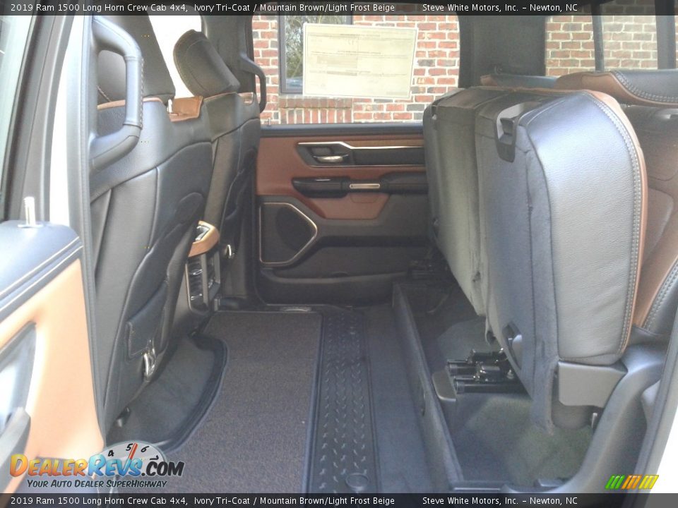2019 Ram 1500 Long Horn Crew Cab 4x4 Ivory Tri–Coat / Mountain Brown/Light Frost Beige Photo #11