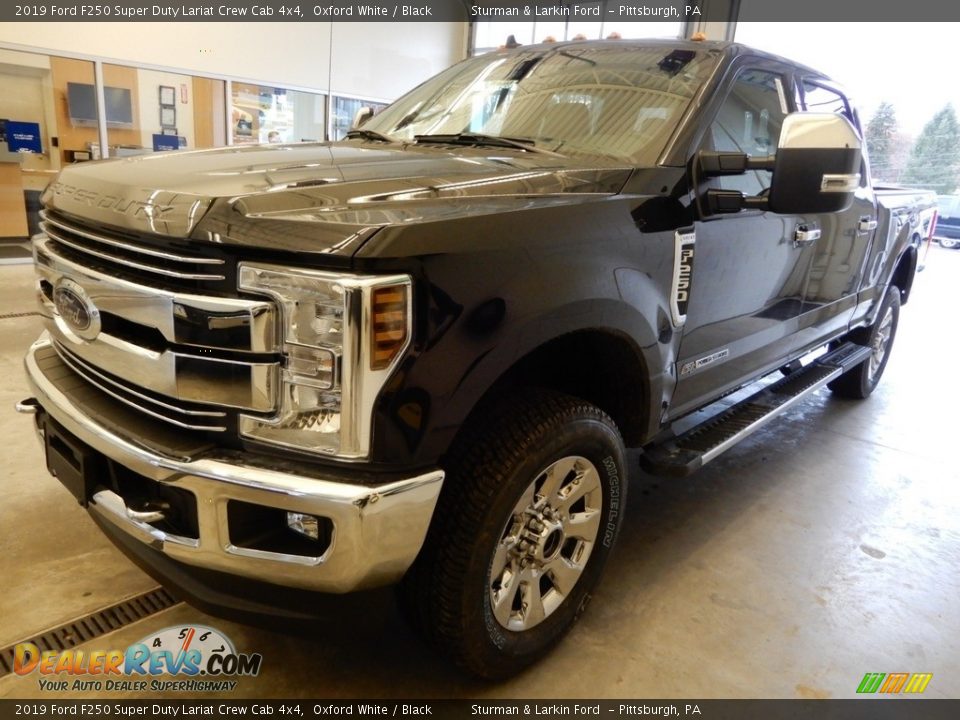 2019 Ford F250 Super Duty Lariat Crew Cab 4x4 Oxford White / Black Photo #5
