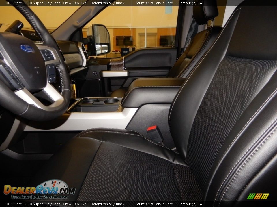 2019 Ford F250 Super Duty Lariat Crew Cab 4x4 Oxford White / Black Photo #7