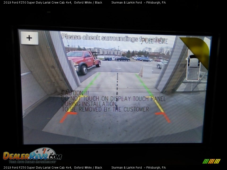 2019 Ford F250 Super Duty Lariat Crew Cab 4x4 Oxford White / Black Photo #14