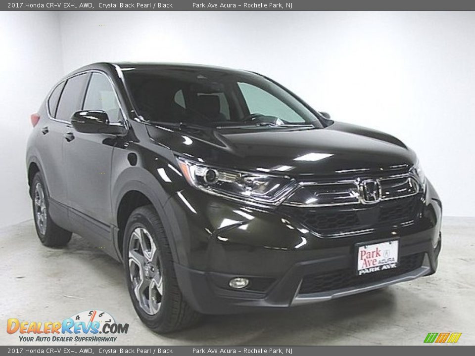 2017 Honda CR-V EX-L AWD Crystal Black Pearl / Black Photo #5
