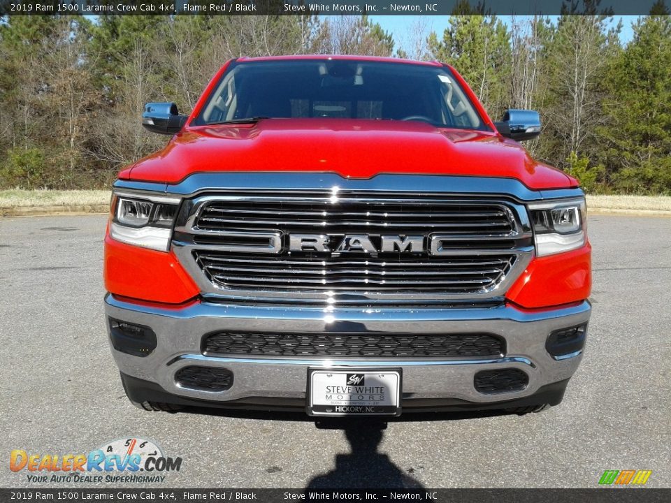 2019 Ram 1500 Laramie Crew Cab 4x4 Flame Red / Black Photo #3