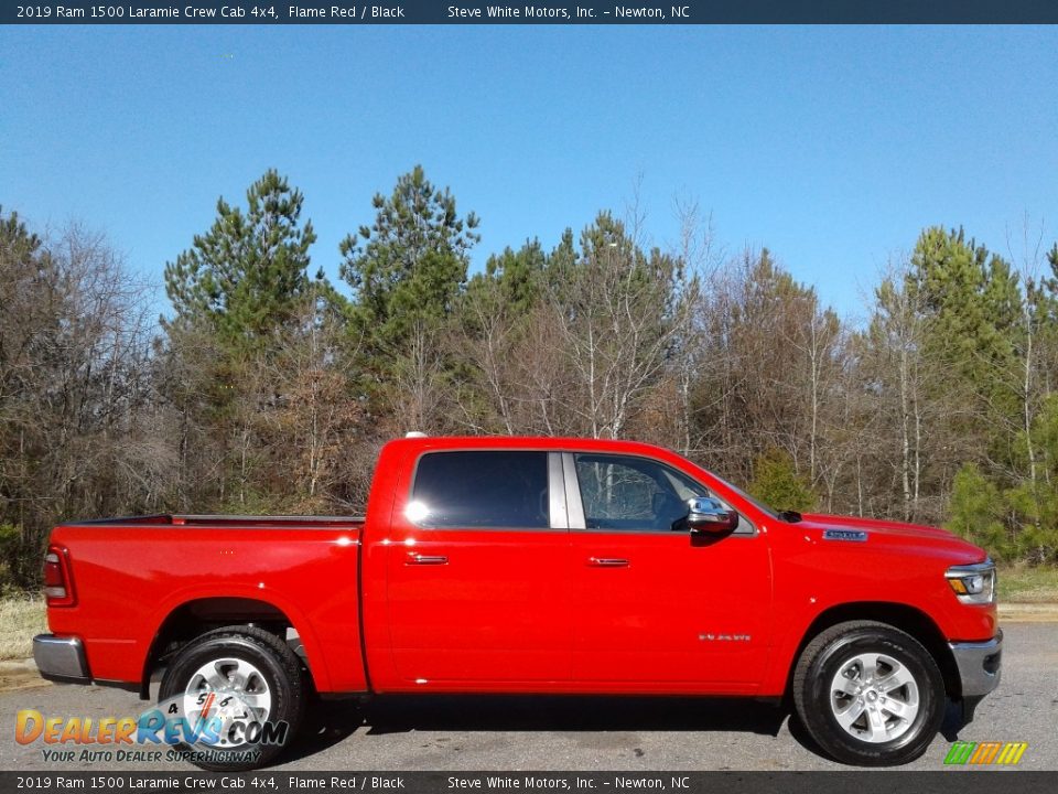 2019 Ram 1500 Laramie Crew Cab 4x4 Flame Red / Black Photo #5