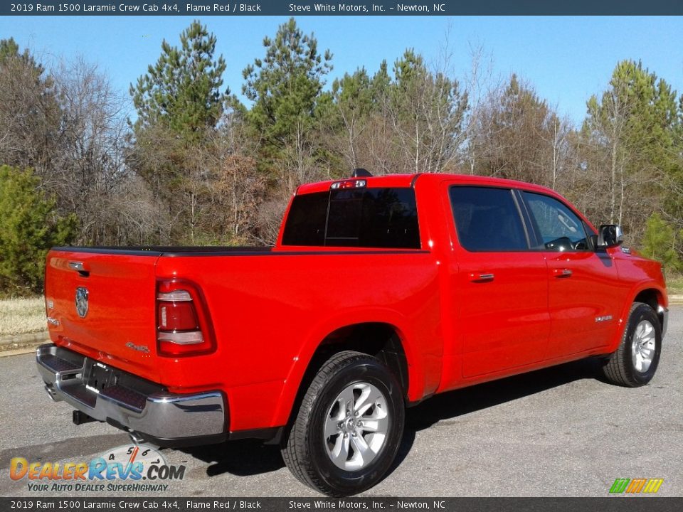 2019 Ram 1500 Laramie Crew Cab 4x4 Flame Red / Black Photo #6