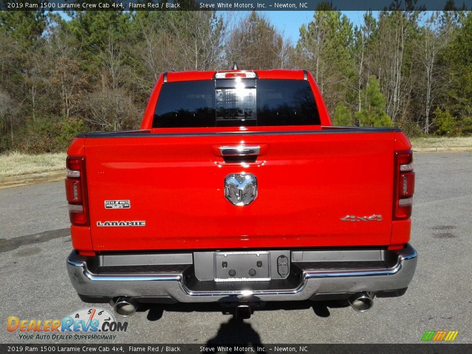 2019 Ram 1500 Laramie Crew Cab 4x4 Flame Red / Black Photo #7