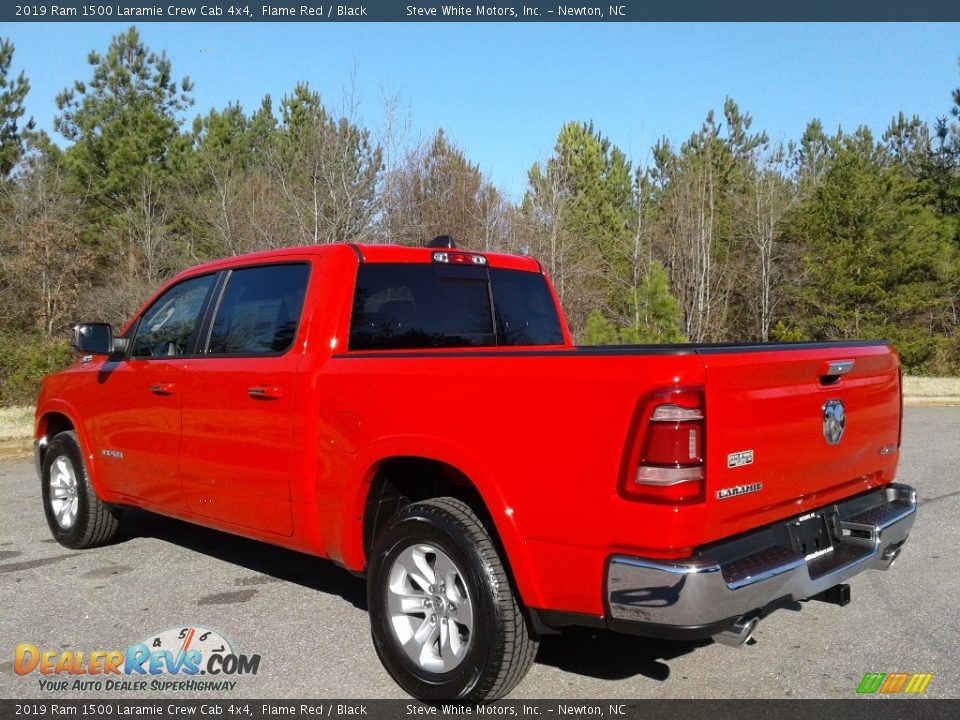 2019 Ram 1500 Laramie Crew Cab 4x4 Flame Red / Black Photo #8