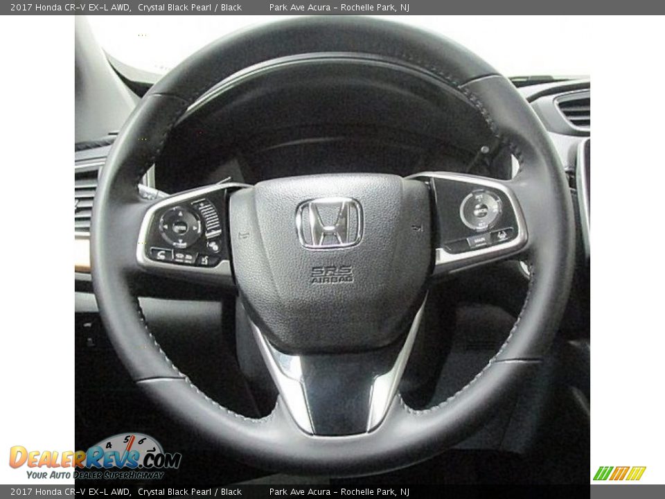 2017 Honda CR-V EX-L AWD Crystal Black Pearl / Black Photo #22