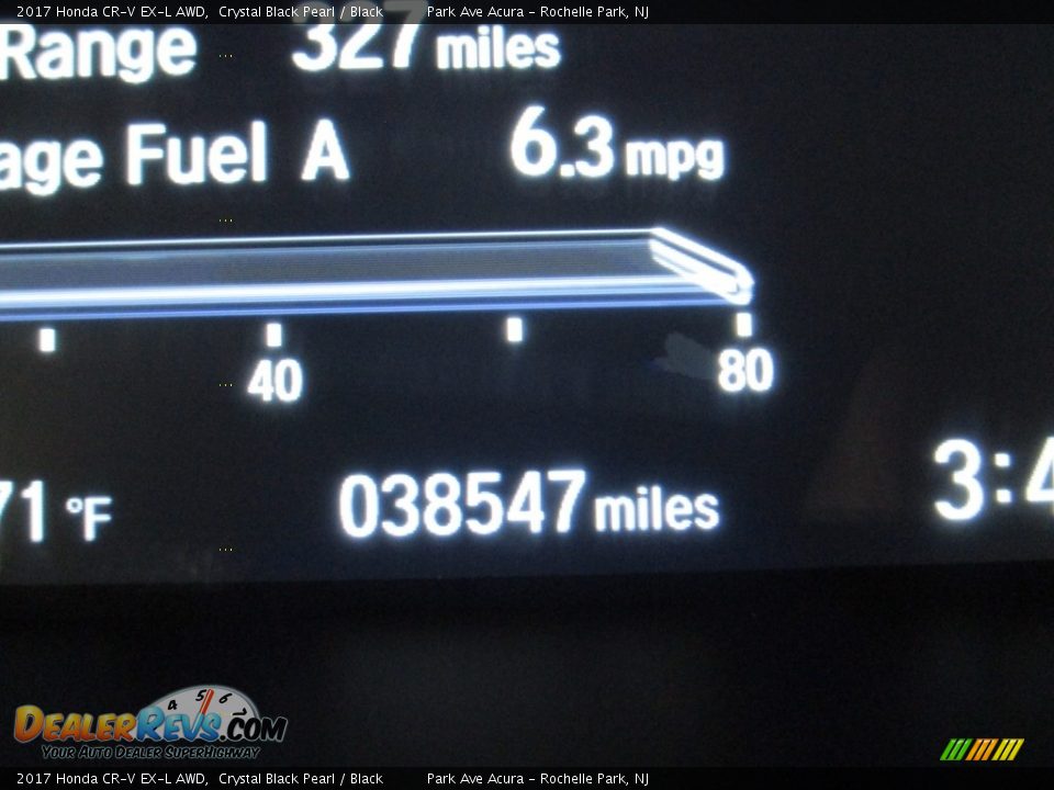 2017 Honda CR-V EX-L AWD Crystal Black Pearl / Black Photo #23