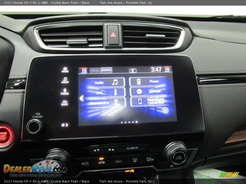 2017 Honda CR-V EX-L AWD Crystal Black Pearl / Black Photo #24