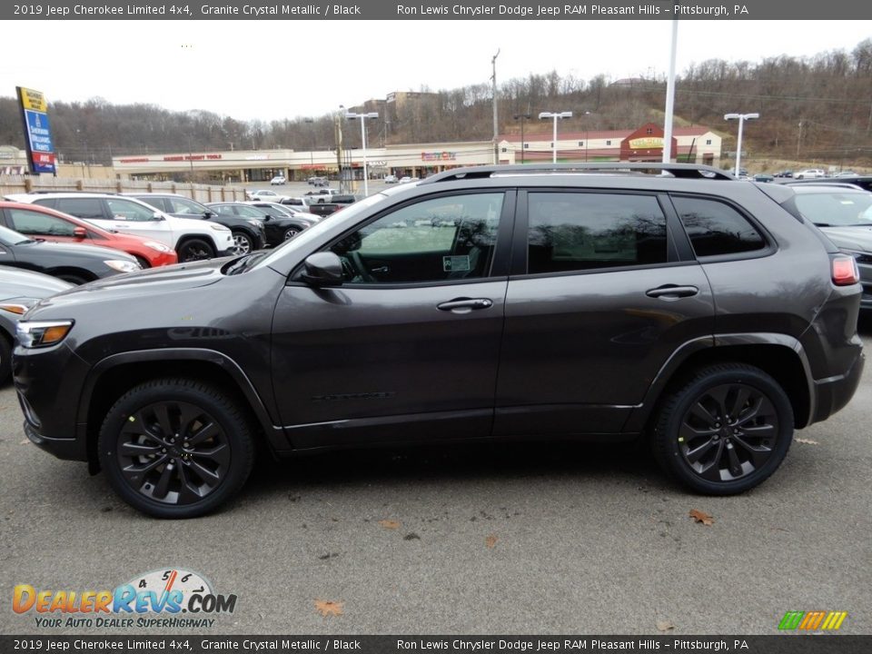 2019 Jeep Cherokee Limited 4x4 Granite Crystal Metallic / Black Photo #2