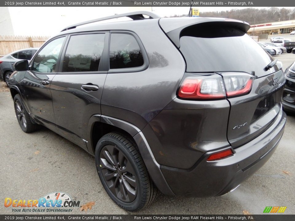 2019 Jeep Cherokee Limited 4x4 Granite Crystal Metallic / Black Photo #3