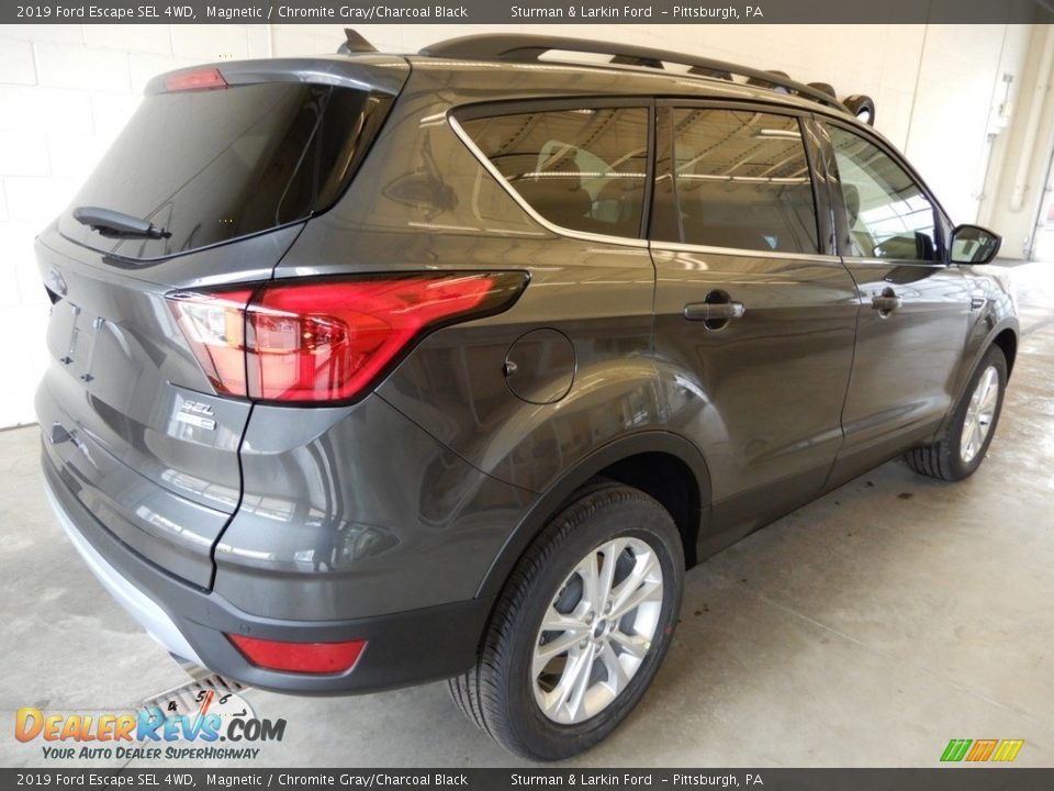 2019 Ford Escape SEL 4WD Magnetic / Chromite Gray/Charcoal Black Photo #2