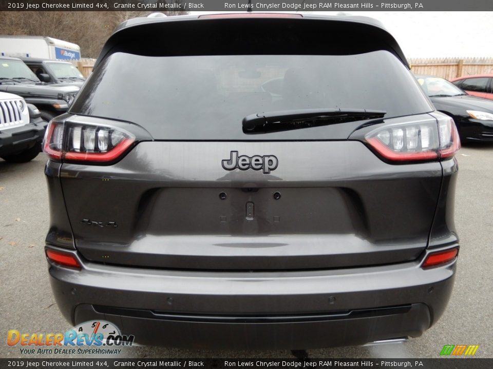 2019 Jeep Cherokee Limited 4x4 Granite Crystal Metallic / Black Photo #4
