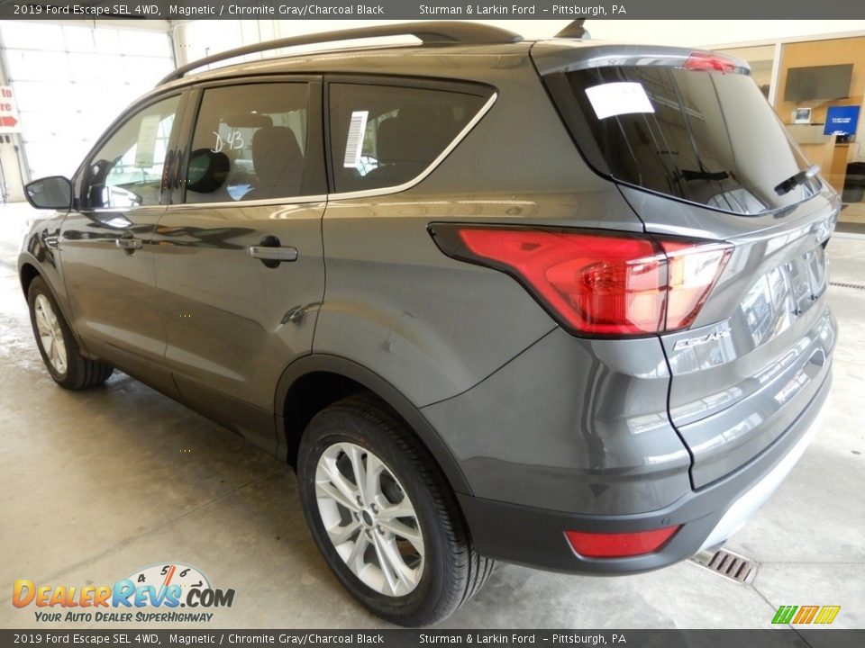 2019 Ford Escape SEL 4WD Magnetic / Chromite Gray/Charcoal Black Photo #4