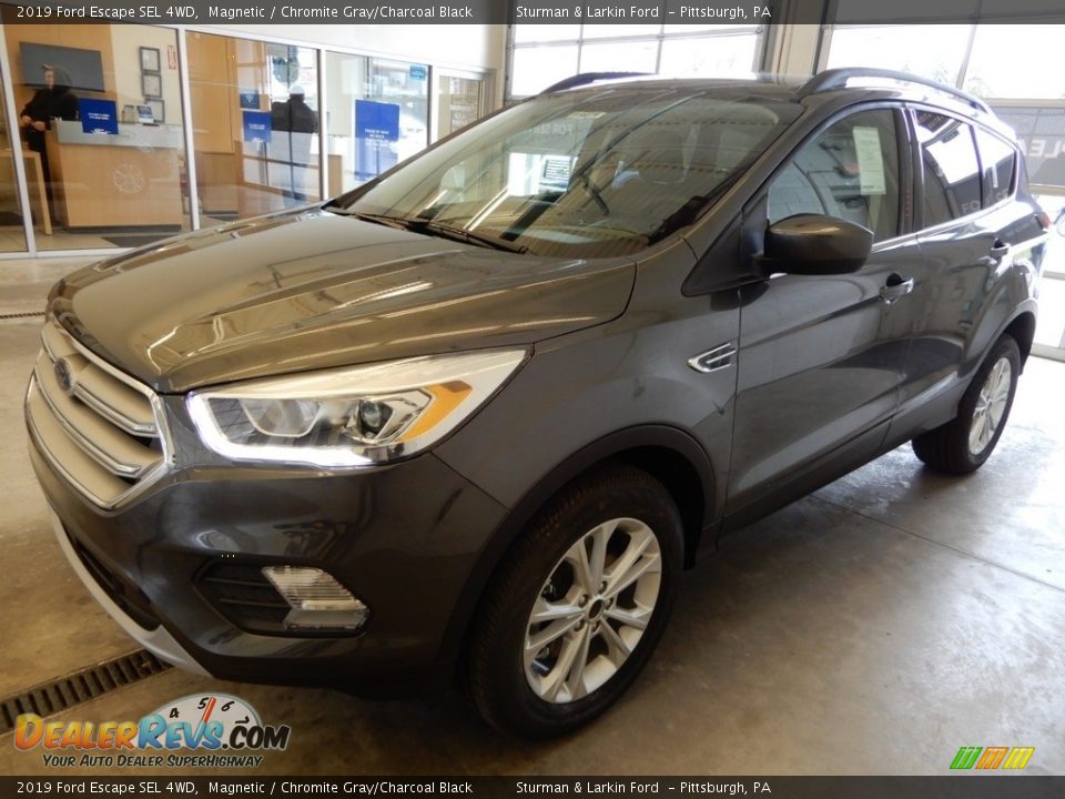 2019 Ford Escape SEL 4WD Magnetic / Chromite Gray/Charcoal Black Photo #5