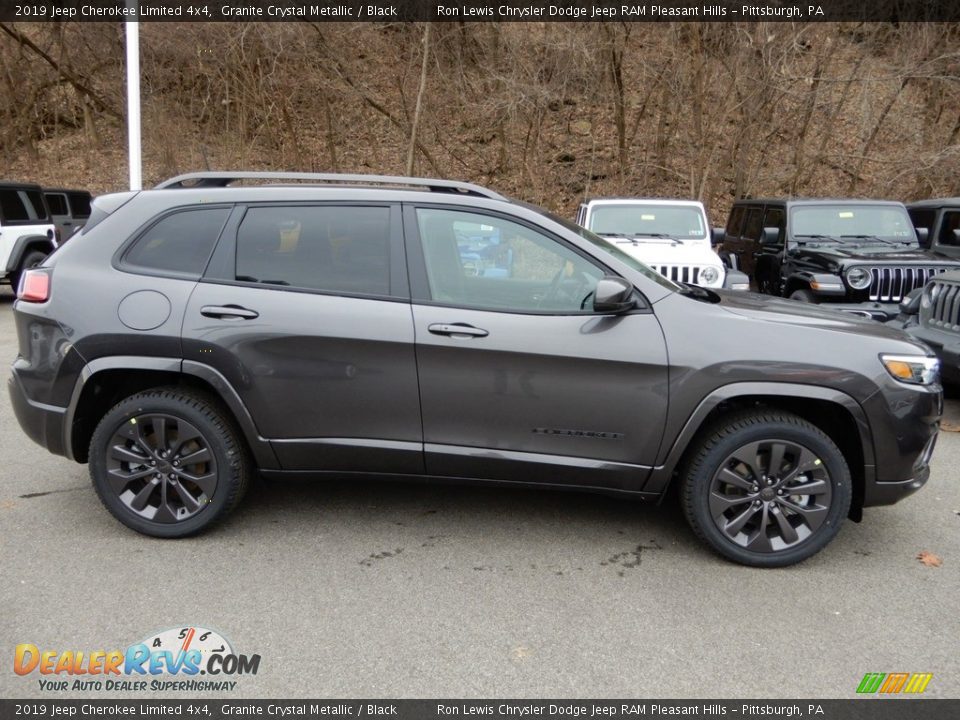 2019 Jeep Cherokee Limited 4x4 Granite Crystal Metallic / Black Photo #7