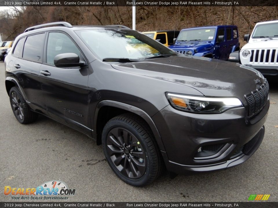 2019 Jeep Cherokee Limited 4x4 Granite Crystal Metallic / Black Photo #8