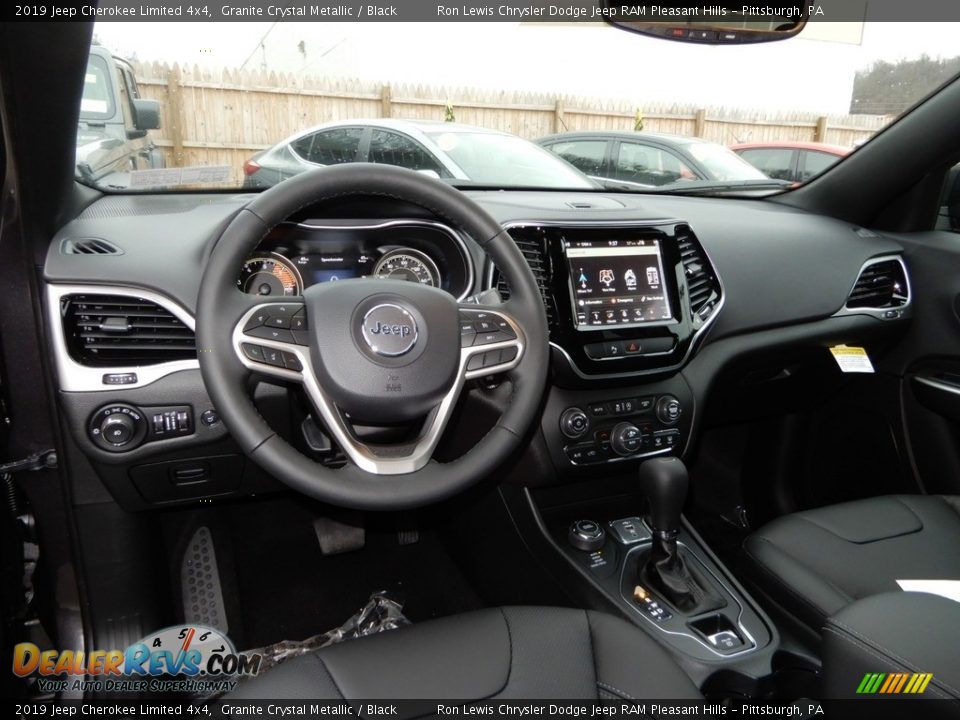 2019 Jeep Cherokee Limited 4x4 Granite Crystal Metallic / Black Photo #13
