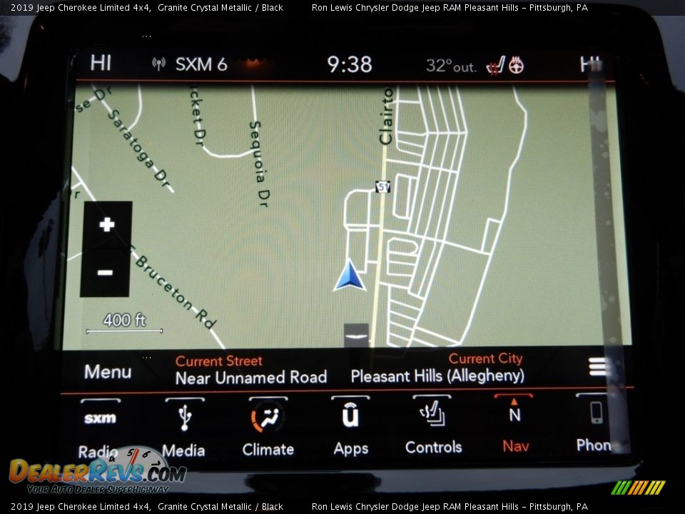 2019 Jeep Cherokee Limited 4x4 Granite Crystal Metallic / Black Photo #18