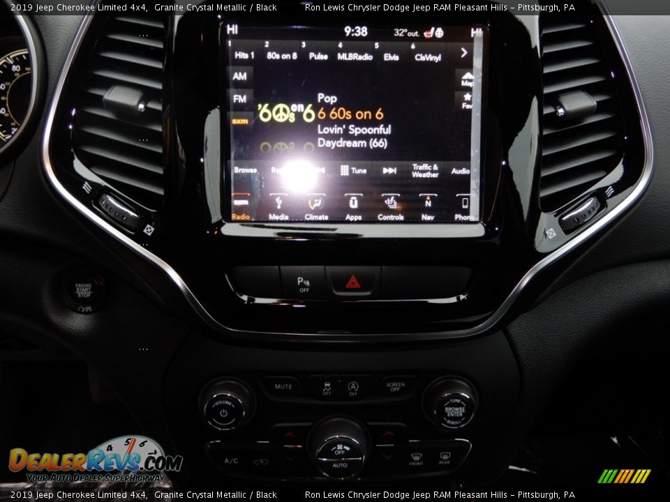 2019 Jeep Cherokee Limited 4x4 Granite Crystal Metallic / Black Photo #20