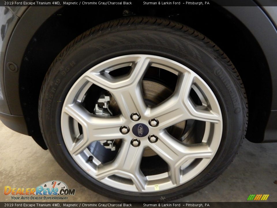 2019 Ford Escape Titanium 4WD Magnetic / Chromite Gray/Charcoal Black Photo #6