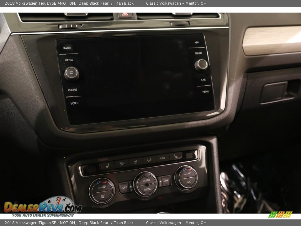 2018 Volkswagen Tiguan SE 4MOTION Deep Black Pearl / Titan Black Photo #9