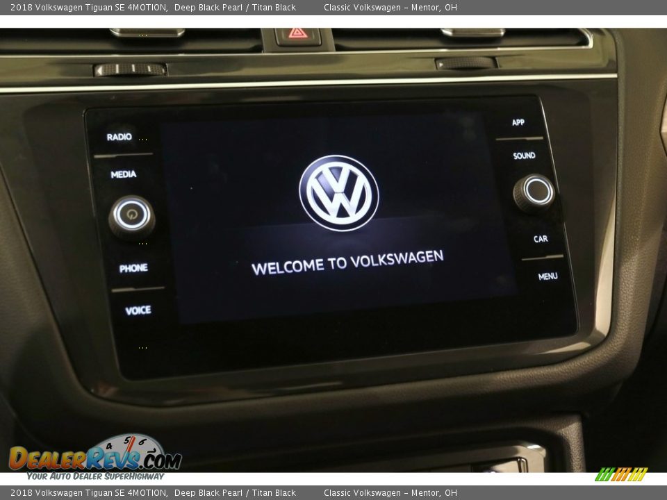 2018 Volkswagen Tiguan SE 4MOTION Deep Black Pearl / Titan Black Photo #10