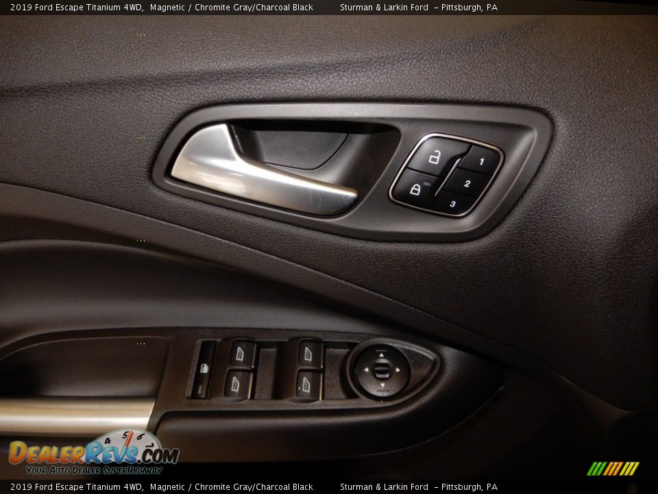 2019 Ford Escape Titanium 4WD Magnetic / Chromite Gray/Charcoal Black Photo #10