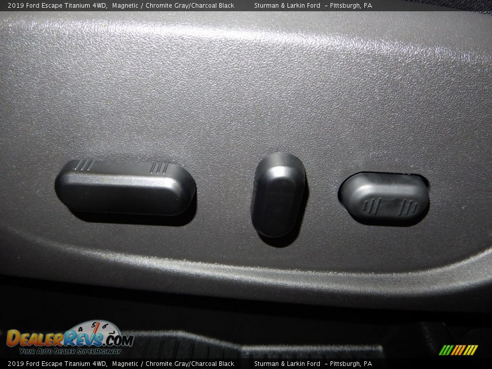 2019 Ford Escape Titanium 4WD Magnetic / Chromite Gray/Charcoal Black Photo #12